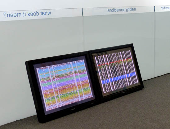 Philip Bradshaw, Installation view, That's Not What I Meant, Firstsite, Colchester, 2015